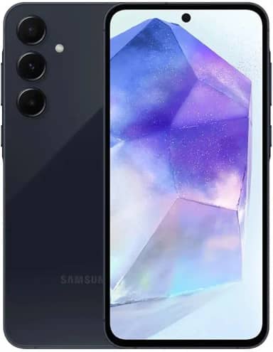 Celular Samsung Galaxy A55 5G, Câmera Tripla até 50MP, Tela 6.6", 256GB Azul Escuro (Recondicionado)