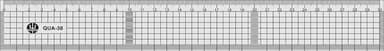 Régua para Modelagem e Patchwork, em PVC 1 mm – Trident, QUA-30, Transparente 30, 5 x 4, 5 cm