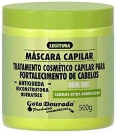 Gota Dourada DOURADA-Máscara Capilar Antiqueda Linha Fortalecimento, 500 gr
