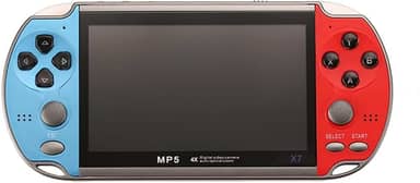 Console de Jogos Portátil X7 Plus + de 1.000 Jogos + Fone de ouvido Cartão de Memória 8GB Console de Video Game Portátil de 5,1 polegadas - YODHE