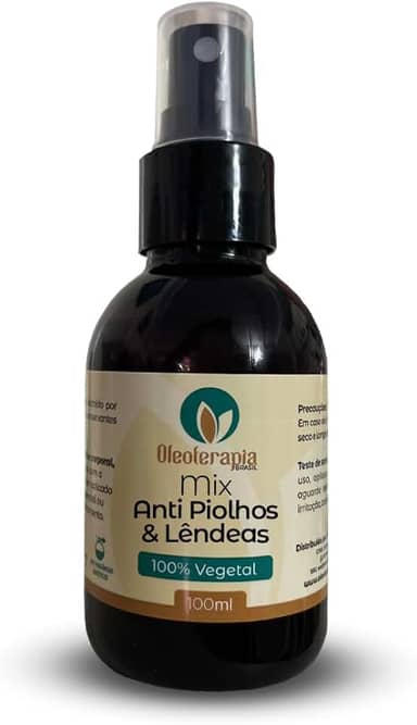 Anti Piolhos e Lêndeas 100% natural (100ml)
