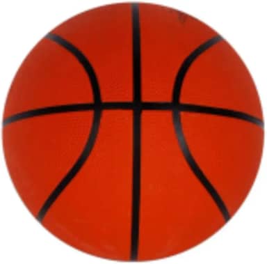 Bola de Basquete Oficial, Tamanho Padrão, Laranja e Preta, para Treino e Jogo Profissional