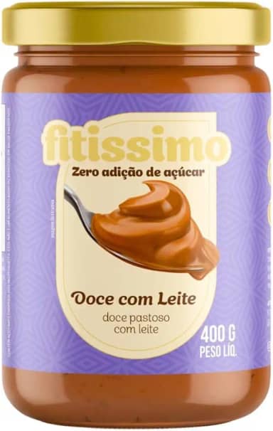 Doce de Leite Fit Zero Açúcar Zero Lactose Diet Fitissimo - 400g