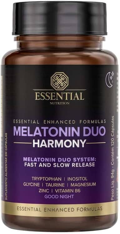 Melatonina Harmony 120Caps - Essential Nutrition