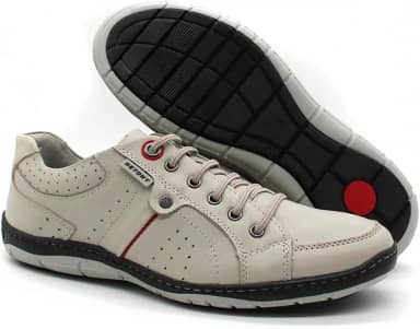 Sapatênis Masculino Couro Legítimo Milano Palmilha de Gel Conforto 5810