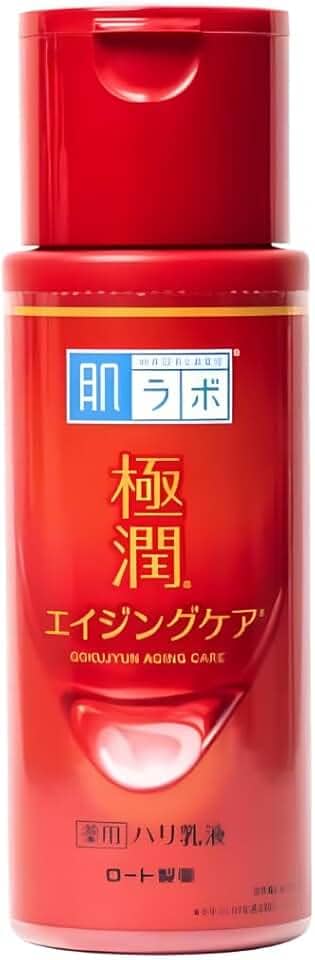 Hada Labo® Gokujyun Aging Care Milk - Hidratante facial de textura leve para peles maduras com ação anti-idade 140ml