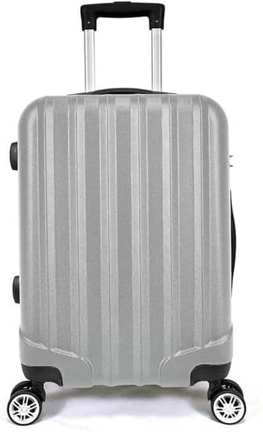 Mala de Bordo ABS 4 Rodas Action Fortt Cinza - MAB02-CZ