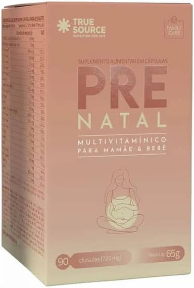 True Source Multivitamínico Pré Natal (90 Caps) Único