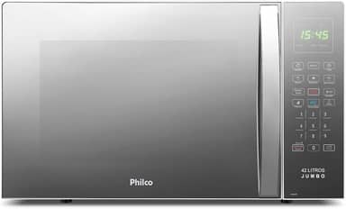 Micro-ondas Philco PMO42EB Jumbo Tira Odor 42L 1560W 127V Espelhado Branco