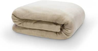 Cobertor Velour 300G M2 Solteiro 150X220 – Bege