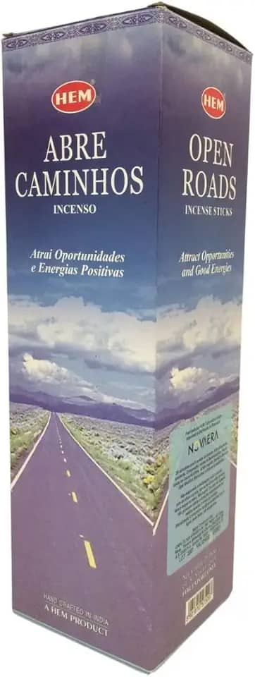 Incenso Indiano Hem Abre Caminho - Prosperidade Cx.25un.8v.