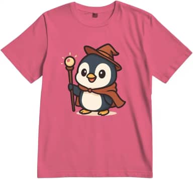 Camiseta Estampada Pinguim Mago Infantil – Estampa, Geek, Pinguim, Algodão