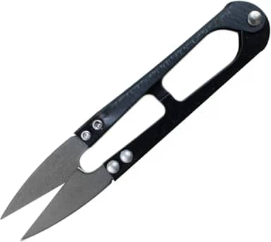 TESOURA DE METAL ARREMATE COLORIDA COSTURA COZINHA PODAR (Preto)