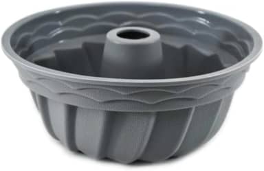 Forma de Silicone para Bolo Pudim Flan Gelatinas 20cm com Furo – Flexível e Colorida