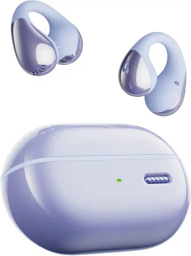 SoundPEATS PearlClip Pro Fones de Ouvido Bluetooth 5.4 de Ouvido Aberto com Presilha, IPX5 à Prova d'Água, 24H de Bateria, Controle por APP, Fones Esportivos para Corrida, Ciclismo e Fitness