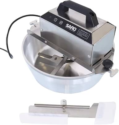 Panela Mexedora Massa com Pá Inox e Doce com Pá Silicone 10 Litros