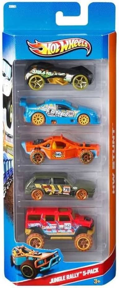 Kit 5 Carrinhos Básicos Sortidos - Hot Wheels 1806