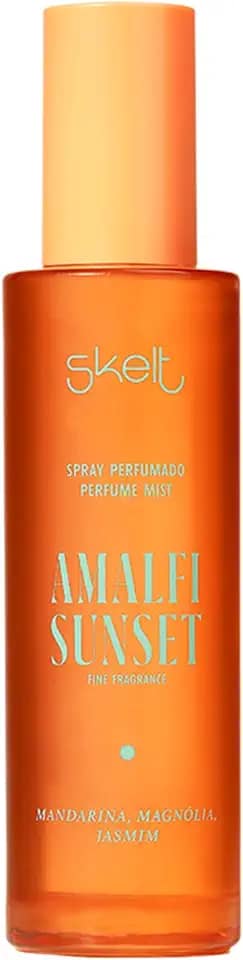 Skelt Body Splash Amalfi Sunset 100ml, Perfume Intenso, Longa Fixação, Aplicação Prática, Fragrância Amalfi Sunset, Todos os Tipos de Pele, Dia e Noite