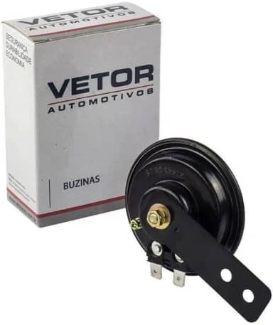 Buzina Universal para Moto 2 Terminais 12V VTO125