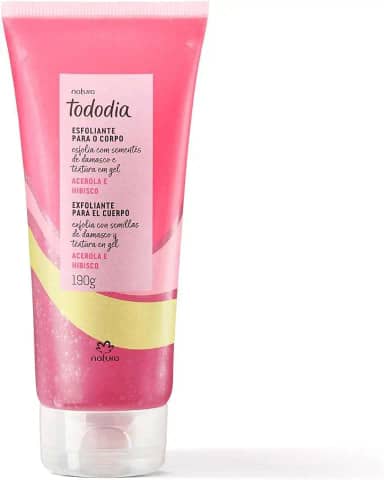 NATURA TODODIA ESFOLIANTE CORPORAL ACEROLA E HIBISCO 190G