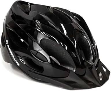 Capacete Ciclismo Absolute Nero Preto com luz Led Traseira Pisca