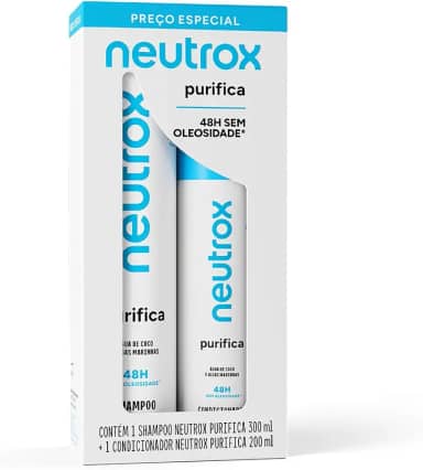 Neutrox Kit Shampoo 300ml e Condicionador Purifica 200ml