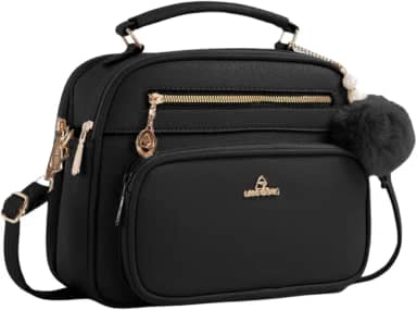 Bolsa Feminina Baú Transversal tamanho Médio em couro PU com Alça De Ombro removível Tiracolo