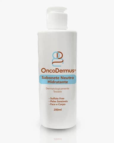 Sabonete Neutro Hidratante, Oncodermus - Para Peles Sensíveis, Face e Corpo, 200 mL