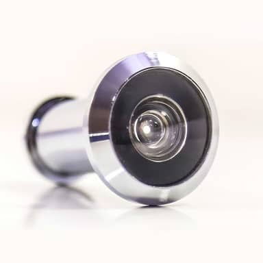 Olho Mágico Visão 200 Cromado Zamak Graus Visor de Porta Portas com Espessura de 33mm a 50mm