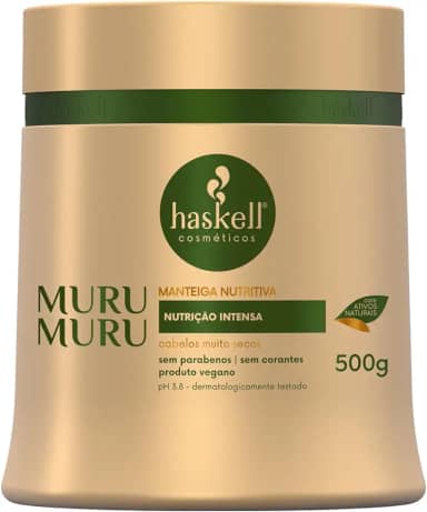 Manteiga Hidratante Murumuru, Haskell, 500 gr