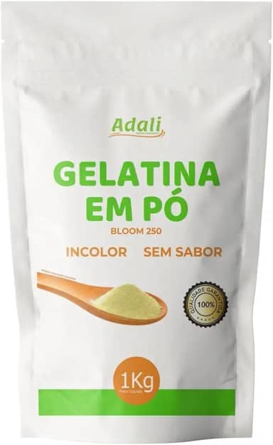 Gelatina em pó Adali 1Kg - Sem sabor