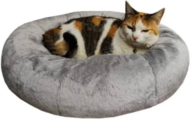 Cama Pet Para Gatos e Cachorros Redonda Macia 50x50 Pelúcia Velboa