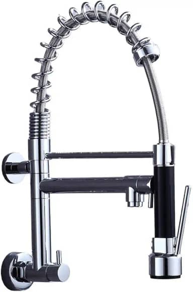 Torneira Gourmet 40cm com Misturador Monocomando Cromada de Parede Belccatgm40c-pl