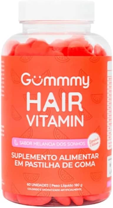 Gummy Hair Vitamin (60 gomas), Melancia