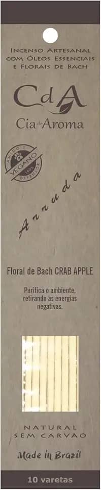 Incenso 100% Natural com Florais e Óleos Essenciais Arruda