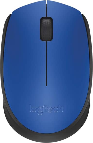 Mouse sem fio Logitech M170 com Design Ambidestro Compacto, Conexão USB e Pilha Inclusa - Azul