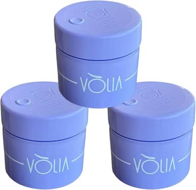 Kit 3 Potes Eco Duo Vólia 30g Refil Gel Alongamento de Unhas Nails Lilás Roxo