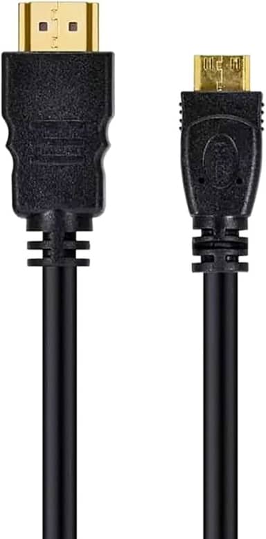 Cabo HDMI para Mini HDMI de 2 Metros, Resolução de 1080p, para Projetores, Câmeras e Outros