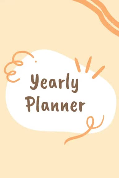 Yearly Undated Planner: Monthly Planner | Goodnotes Template | IPad Planner