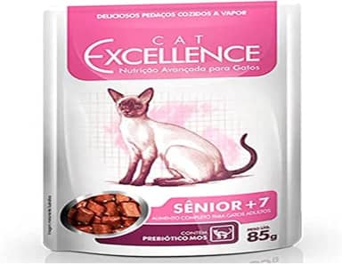 Excellence Ração Úmida Sachê Para Gatos Sênior - 85G