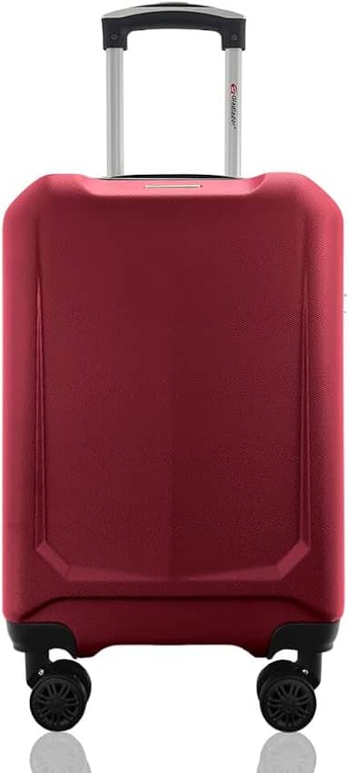 Mala de Viagem Bordo 10kg ABS Rígida Rodas 360º Duplas Cadeado Segredo Gladiador A6MB Vinho