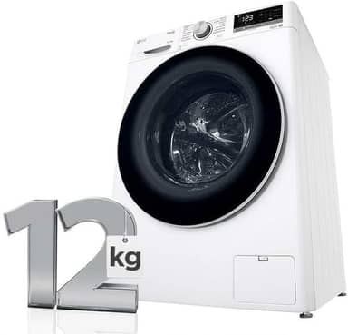 Lava e Seca Smart Lg Vc4 12kg Branca Com Inteligência Artificial Aiddcv5012wc4110v