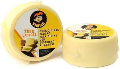 Queijo Minas Padrão Zero Lactose Vimilk 500g - Sabor Tradicional, Ideal para Intolerantes, Rico em Proteínas, Cremoso e Saudável, Selo S.I.F., Embalagem Segura, Produto Nacional.