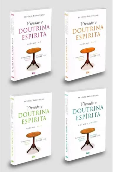 Coleção Vivendo a Doutrina Espírita (Com 4 Livros)
