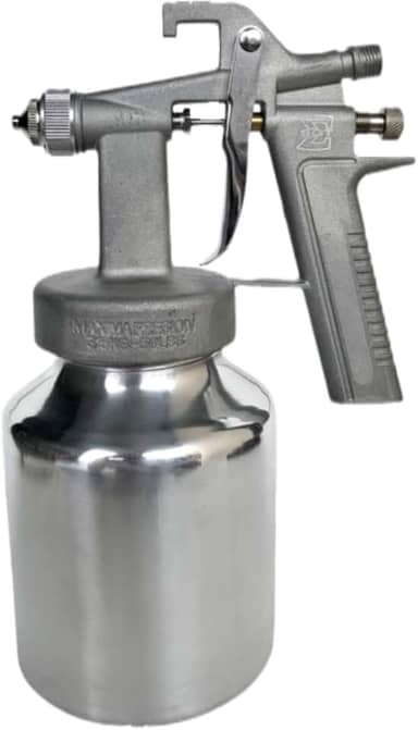 Pistola Pintura Ar Direto Caneca De Alumínio Bico 1,3 mm
