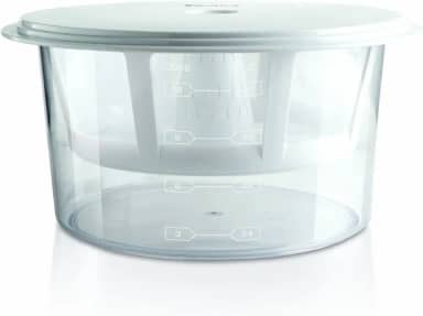 Iogurteira Euro Cuisine GY50, com peneira de malha ultrafina, sem BPA, branco