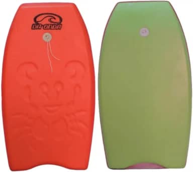 Da Onda Prancha Bodyboard Júnior, Espuma de Polietileno, 80 x 45 x 6 cm, Cores Sortidas, Modelo 118, Para Crianças e Iniciantes