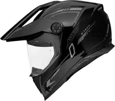 Capacete Bieffe B-Trail Authentic Preto/Grafite Com Óculos