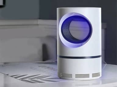 Armadilha Mata Mosquito Sucçao Luz LED UV Zika Dengue Eletronico Repelente