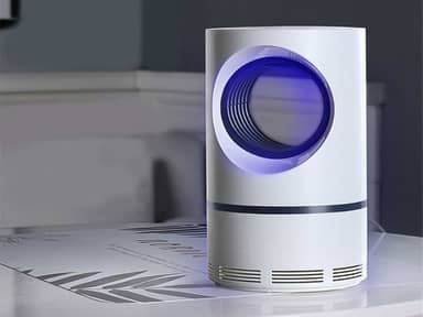 Armadilha Mata Mosquito Sucçao Luz LED UV Zika Dengue Eletronico Repelente